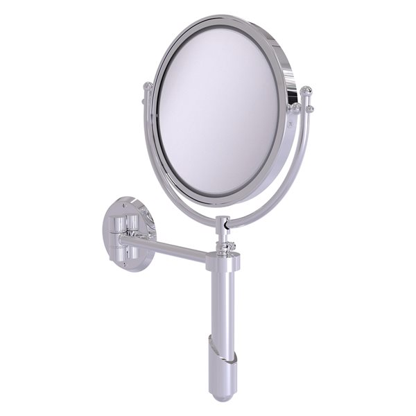 Allied Brass Soho 8-in x 15-in Polished Brass Double-Sided Magnifying Countertop Vanity Mirror Allied Brass Soho 8-in x 15-in Polished Brass Double-Sided Magnifying Countertop Vanity Mirror