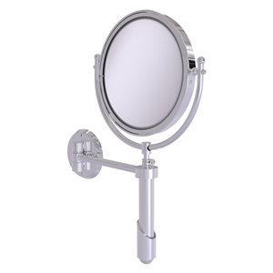 Allied Brass Soho Polished Chrome 11-in x 15-in Double-Sided Magnifying Wall-Mounted Vanity Mirror