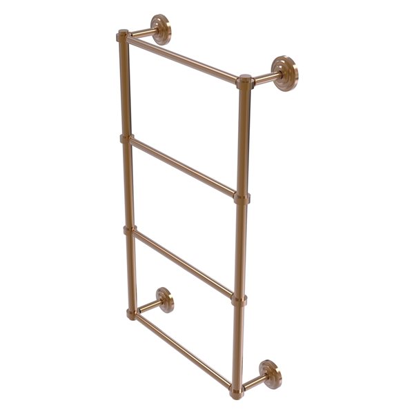 Allied Brass Que New Brushed Bronze Wall Mount Towel Rack with 4 Bars