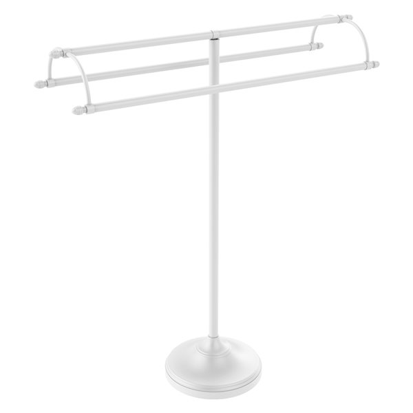 Allied Brass Matte White Freestanding Towel Rack TS 30 WHM RONA   330943218 MainImage 001 L 