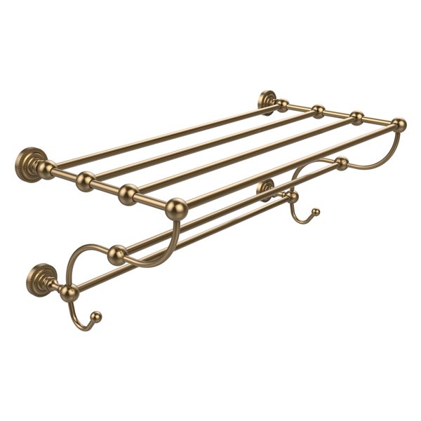 Allied Brass Dottingham Brushed Bronze Wall Mount Towel Rack