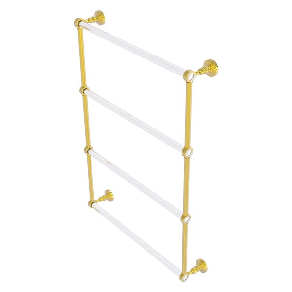 Allied Brass Pacific Grove Polished Brass Wall Mount Towel Rack