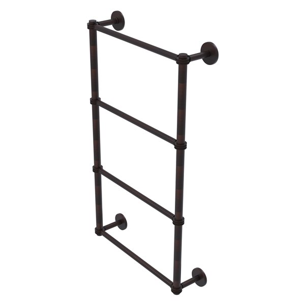 Allied Brass Prestige Skyline Venetian Bronze Wall Mount Towel Rack with Dotted Accents