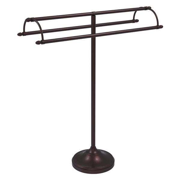 Allied Brass Antique Bronze Freestanding Towel Rack