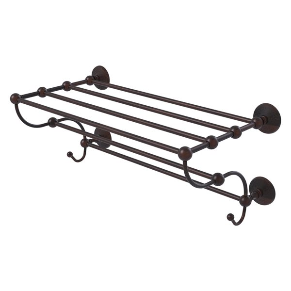 Allied Brass Prestige Monte Carlo Venetian Bronze Wall Mount Towel Rack ...