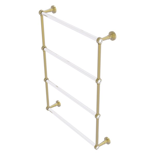 Allied Brass Pacific Beach Satin Chrome Wall Mount Towel Rack