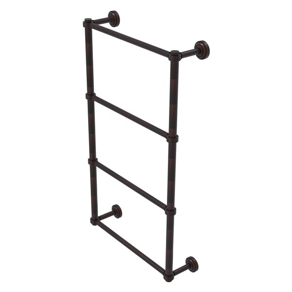 Allied Brass Dottingham 4Tier Bronze WallMounted Towel Rack