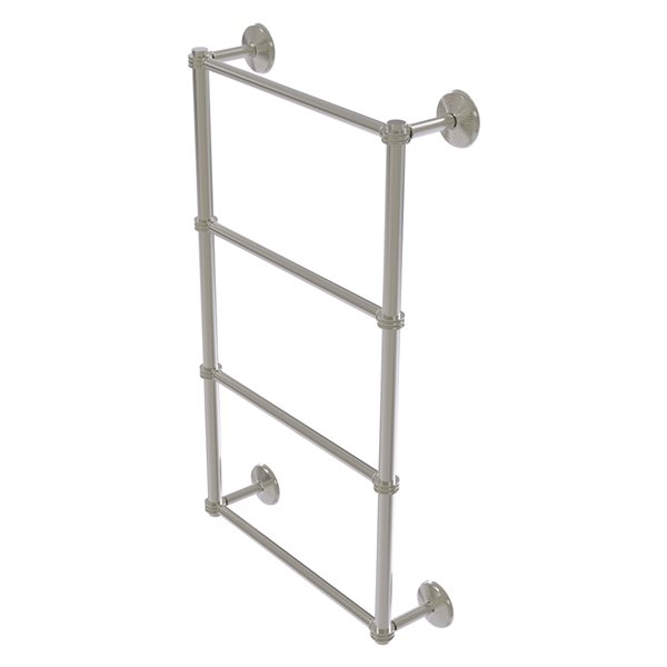 Allied Brass Monte Carlo 24-in Satin Nickel Wall-Mounted Towel Rack