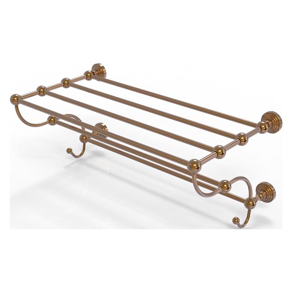 Allied Brass Waverly Place Brushed Bronze Wall-Mounted Towel Rack