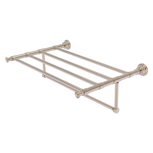 Allied Brass Carolina 24-in Antique Pewter Wall-Mounted Towel Rack