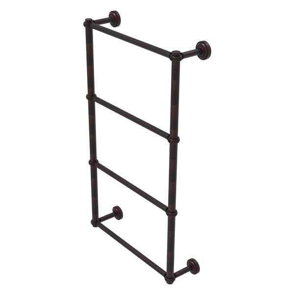 Allied Brass Dottingham 24-in Venetian Bronze Wall-Mounted Towel Rack