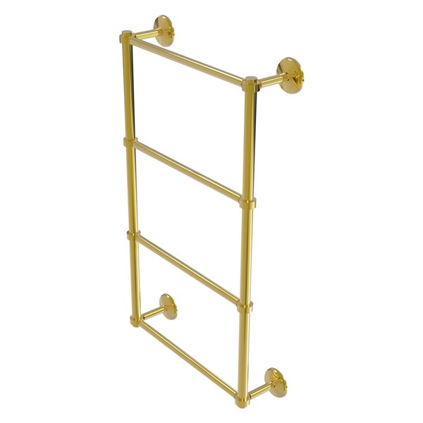 Allied Brass Monte Carlo Polished Brass Wall-Mounted Towel Rack