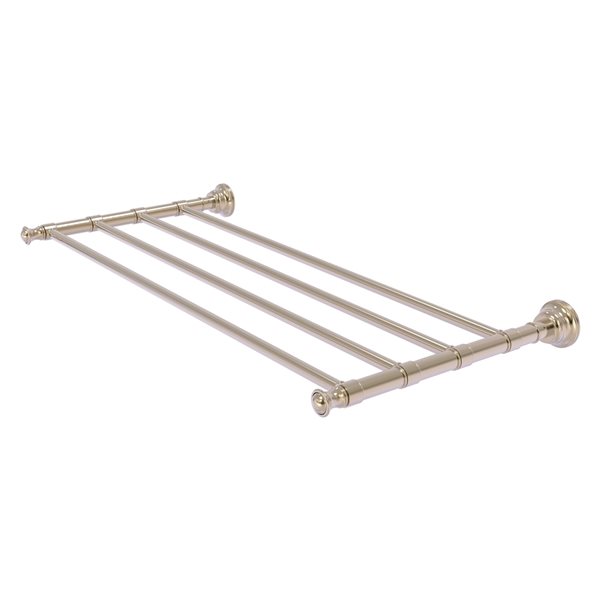 Allied Brass Carolina Antique Pewter Finish Wall Mount Towel Rack