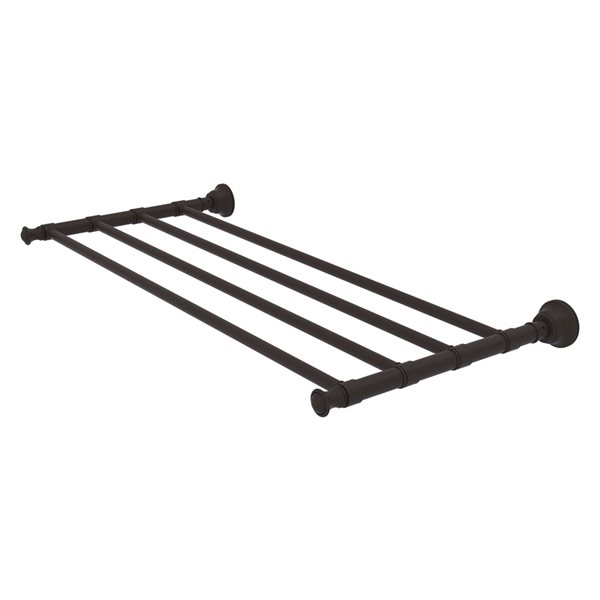 Allied Brass Carolina Oil-Rubbed Bronze Finish Wall Mount Towel Rack
