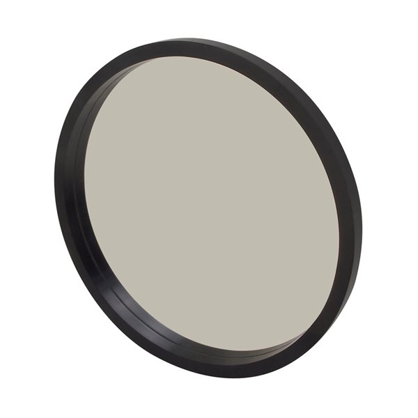 Grayson Lane 32-in x 32-in Round Black Wall Mirror