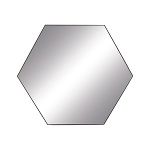 Grayson Lane 35-in x 41-in Hexagon Clear Wall Mirror