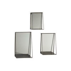 Grayson Lane 23.80-in x 16-in Rectangle Gold Wall Mirror