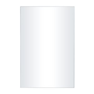 Grayson Lane 36-in x 24-in Rectangle White Wall Mirror