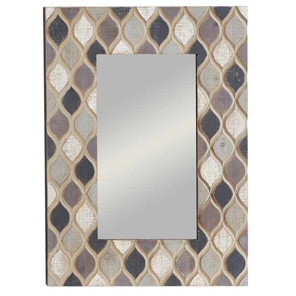 Grayson Lane 39.63-in x 27.5-in Rectangle Other Wall Mirror