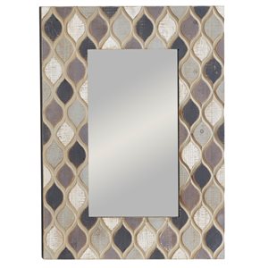 Grayson Lane 39.63-in x 27.5-in Rectangle Other Wall Mirror
