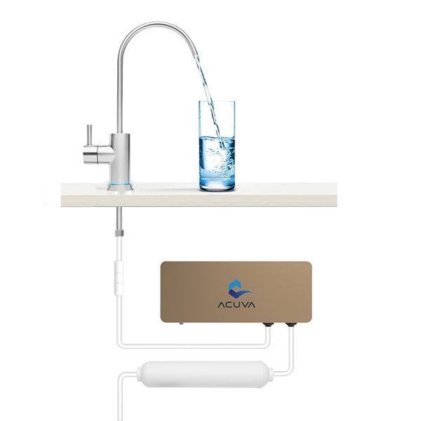 Acuva ArrowMax 2.0 Dual-stage Microbial Filtration Under Sink Water Filtration System