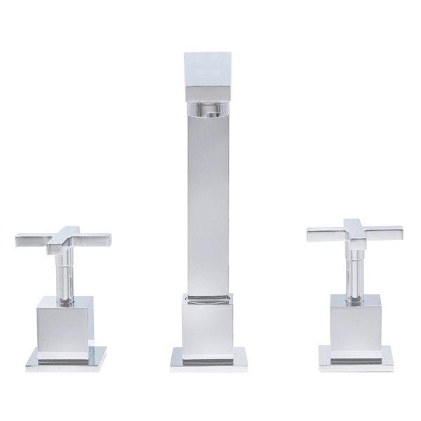 Novatto Muld Chrome 2-Handle Widespread Bathroom Sink Faucet