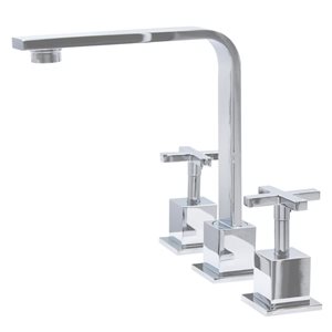 Novatto Muld Chrome 2-Handle Widespread Bathroom Sink Faucet