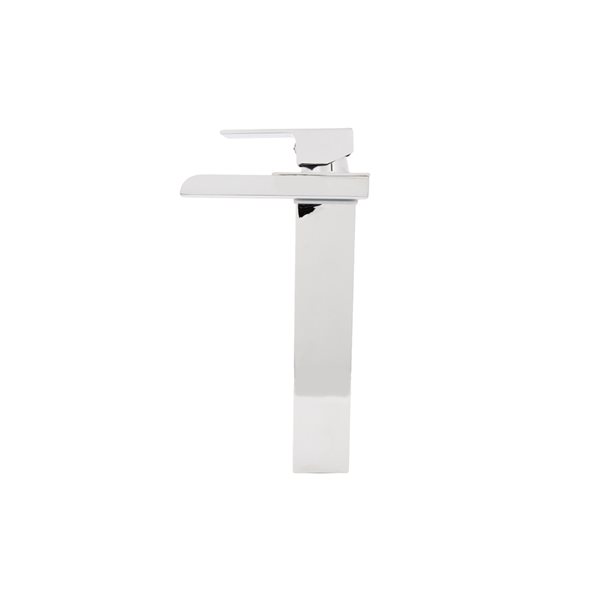 Novatto Crave Chrome 1-Handle Vessel Bathroom Sink Faucet