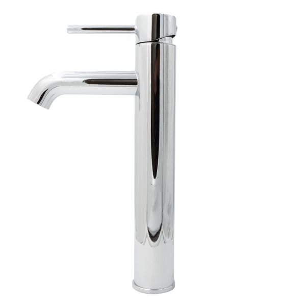 Novatto Myers Chrome 1-Handle Vessel Bathroom Sink Faucet