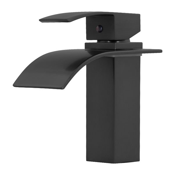 Novatto Remi Matte Black 1-Handle Single Hole Watersense