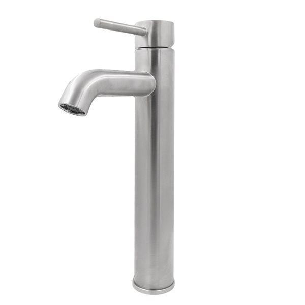 Novatto Myers Brushed Nickel 1-Handle Vessel Bathroom Sink Faucet