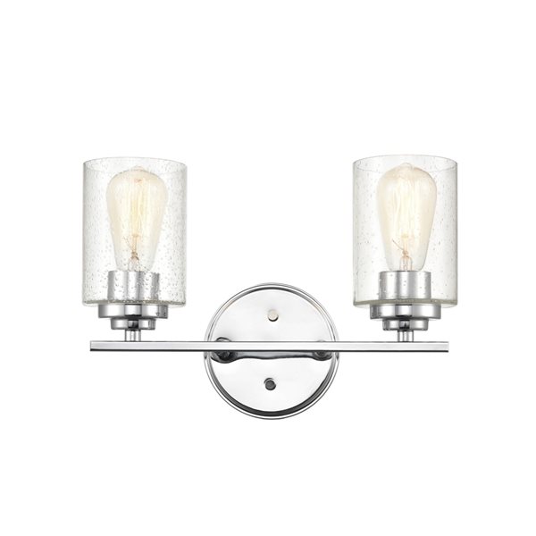 Millennium Lighting 2-light Traditional Vanity Light - Chrome