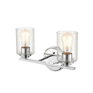 Millennium Lighting 2-light Traditional Vanity Light - Chrome