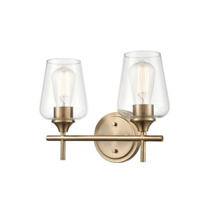 Millennium Lighting Ashford 2-light Gold Traditional Vanity Light