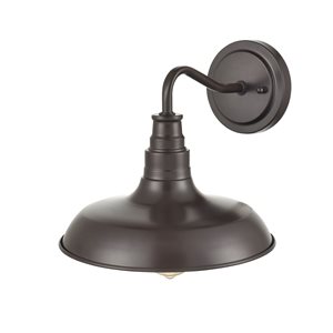 Millennium Lighting 10-in Bronze Hardwired Medium Base (e-26) Outdoor Wall Light