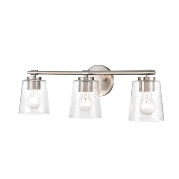 Millennium Lighting Nickel Traditional Vanity Light 3-light