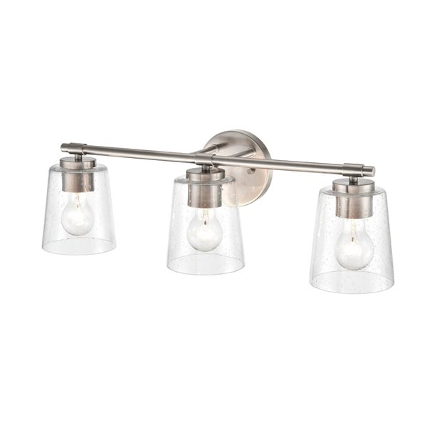 Millennium Lighting Nickel Traditional Vanity Light 3-light