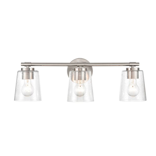 Millennium Lighting Nickel Traditional Vanity Light 3-light