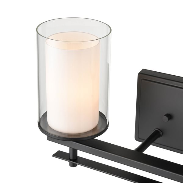 Millennium Lighting 2-light Black Traditional Vanity Light