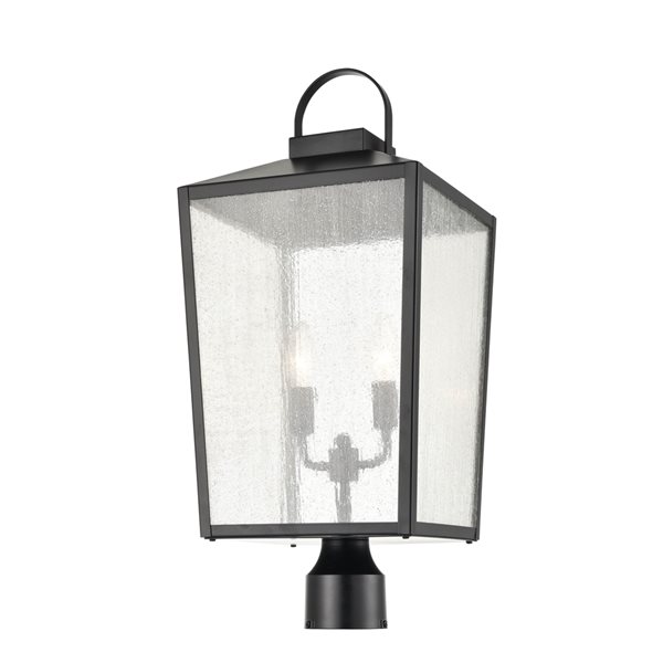 Millennium Lighting Devens 24-in 2-Light Black Traditional Light Post Lantern