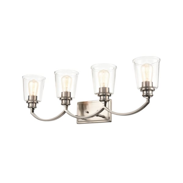 Millennium Lighting Forsyth 4-light Nickel Traditional Vanity Light