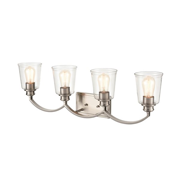 Millennium Lighting Forsyth 4-light Nickel Traditional Vanity Light