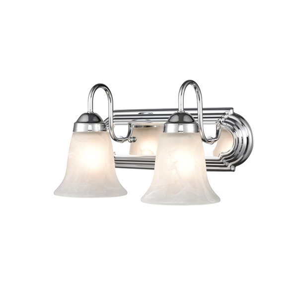 Millennium Lighting Traditional 2-light Chrome Vanity Light