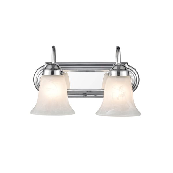 Millennium Lighting Traditional 2-light Chrome Vanity Light