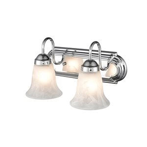 Millennium Lighting Traditional 2-light Chrome Vanity Light