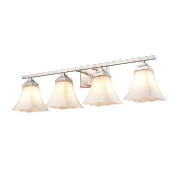 Millennium Lighting 4-light Traditional Vanity Light in Nickel