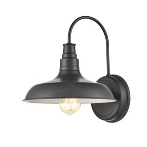 Millennium Lighting 13-in Black Hardwired Medium Base (e-26) Outdoor Wall Light