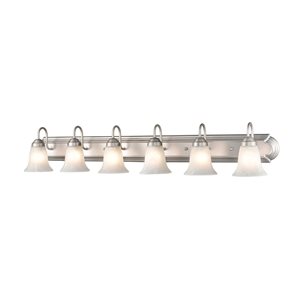 Millennium Lighting 6-light Nickel Traditional Vanity Light