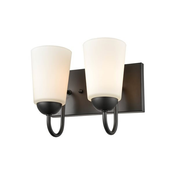Millennium Lighting 2-light Traditional Black Vanity Light