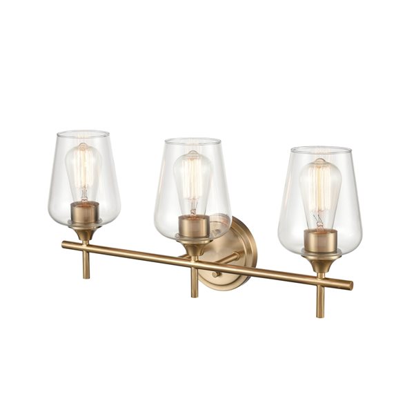 Millennium Lighting Ashford 3-light Gold Traditional Vanity Light